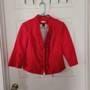 White House Black Market Novelty Day Jacket